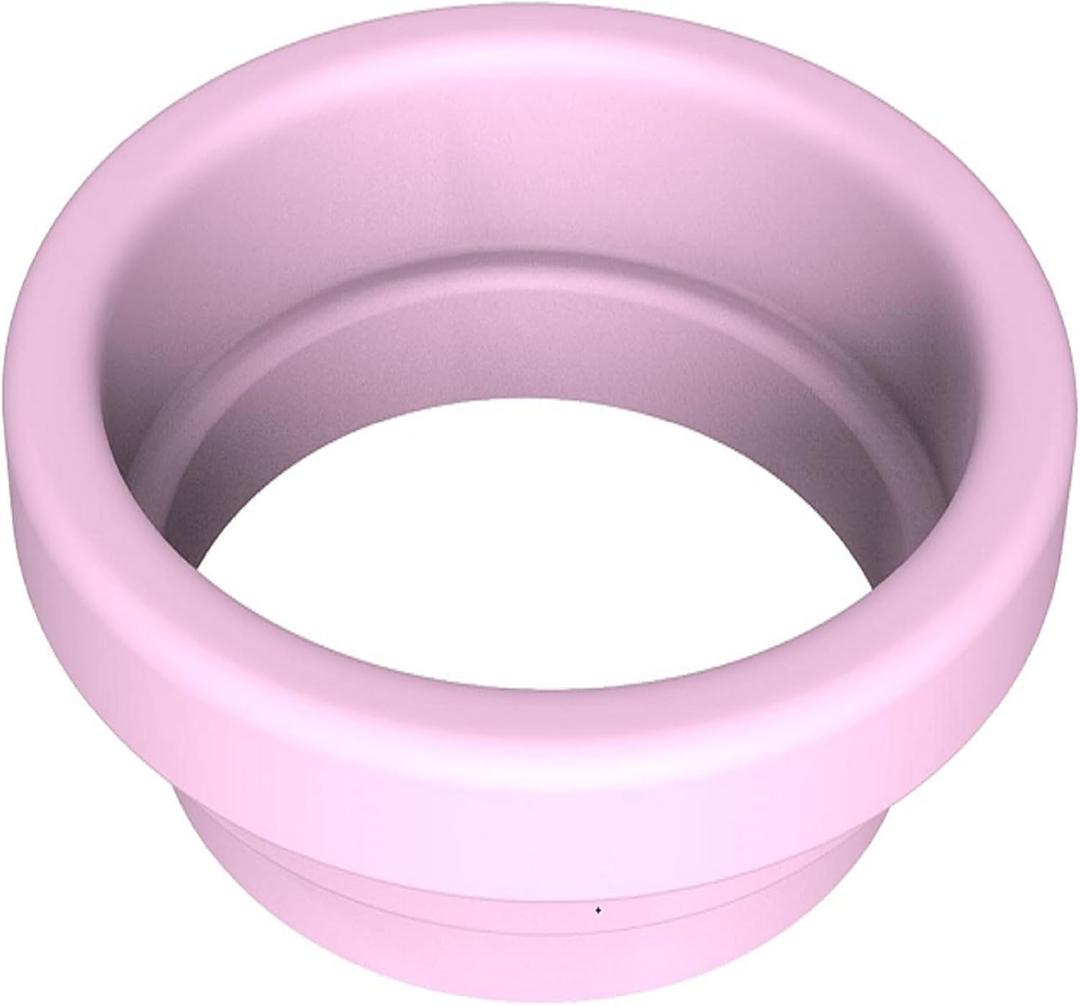 2 x Iced Coffee Silicone Ring for 30/40oz Stanley/tumbler Hot and cold universal Easy to clean Reuse 3.9-4 inch (pink)