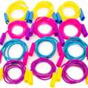 Boley Kids Jump Rope Set - 12 Pack, 7ft Durable Skipping Ropes with Non-Slip Handles for Boys & Girls, Fun Outdoor Activity, Assorted Vibrant Colors, Child-Safe Exercise Equipment