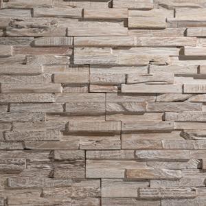 Wall!Supply 3D Wall Panels  Reclaimed Whitewash Asian Teak Wood  Home Decor Wallpaper Alternative for Living Room, Bedroom & Office  Easy DIY Installation  10 Pack, Covers 9.6 Sq Ft
