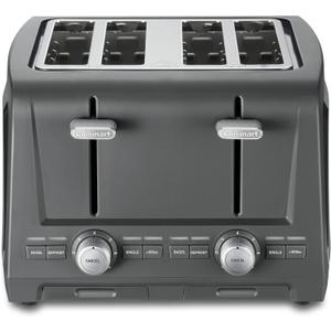 Cuisinart 4-Slice XL Slot Toaster, Extra-Wide Slots, 7 Shade Setting, Stone