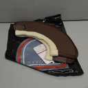 Harrison Howard Bell Boots for Horse Training Hoof Overreach Protection Fleece Lined Bell Boots (Full (Large), coffee)