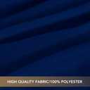 sancua Navy Blue Tablecloths for 8 Foot Rectangle Tables, 8 Pack - Washable Polyester Fabric Table Cloth for Wedding Party, Birthday, Banquet Reception, 60x120 Inch