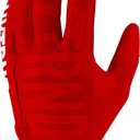 Nxtrnd G1 Pro Men's Football Gloves, Adult Sticky Receiver Gloves (Red, Medium)