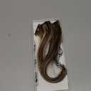 Short Hair Extensions Clip ins,S-noilite Short Clip in Hair Extensions Real Human Hair,Mini Hairpieces for Add Volume and Highlights,6 Pieces 31g 10 inch Medium Brown Mixed Dark Blonde
