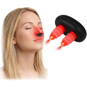 2026 Upgraded Portable Red Light Therapy for Nose, USB Rechargeable Compact Light Device with Ergonomic Design, Travel-Friendly Wellness Accessory