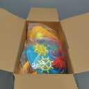 JOYIN 236Pcs Glowing Marble Run with Motorized Elevator- Construction Building Blocks Toys with 30 Glow in The Dark Plastic Marbles, STEM Toy for Boys and Girls, Birthday Gift, Easter Basket Stuffers