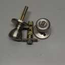 Kwikset Tylo Entry Door Knob with Lock and Key, Secure Keyed Handle Exterior, Front Entrance and Bedroom, Satin Nickel, Pick Resistant SmartKey Rekey Security and Microban (1 Pack)