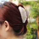 Cancer Constellation Hair Claw with Rhinestones, Beige Personalized Acetate Hair Clip for Women Gift 1 Piece