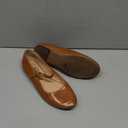 Trary Mary Jane Ballet Flats, Black Flats for Women, Ankle Strap Dressy Comfortable Flats (7, Brown)