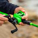 KastKing Zephyr Dual-tip Casting Combo, Right-Hand, 6'6" ML&M Rod, Green