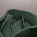 Baby Ball Pit 35.4" Soft Round Memory Foam Ball Pits NOT Included Balls Indoor Outdoor Playpen for Babies Toddlers Kids Great Gift for Girls Boys, Dark Green