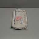 YOOLIFE Initial Birthday Gifts for Girls Kids Toiletry Bag Clear Makeup Bag Preppy Cosmetic Bag Birthday Gifts for 7 8 9 10 11 12 13 Year Old Girls Valentines Gift White S