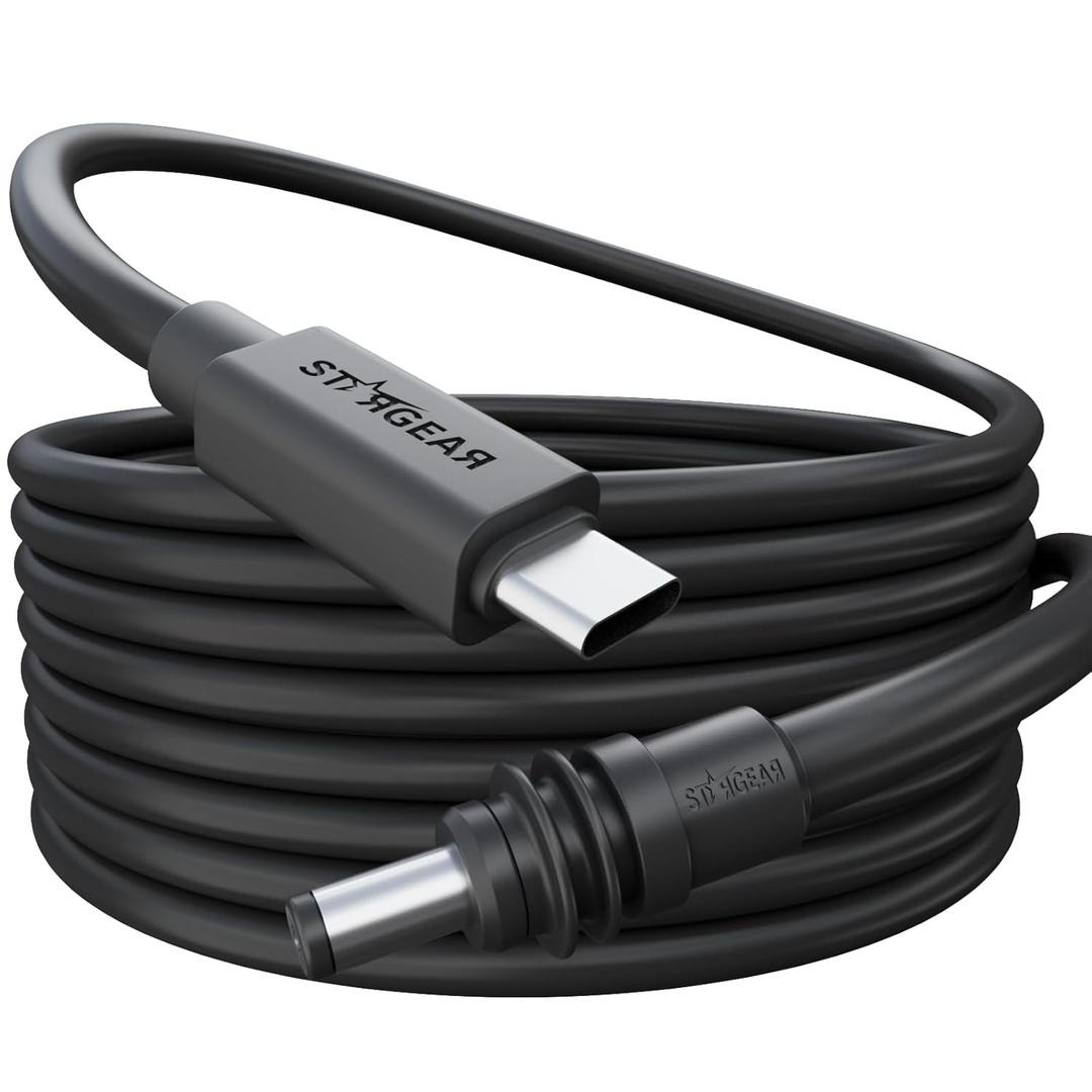 Starlink Mini Cable 6.5FT, 18AWG 140W Starlink USB C to DC Power Cable with Smart Protocol Chip, Waterproof Design, Mini Accessories Work with 65W+ PD Source, Compatible with 28V PPS 20V PD Protocols