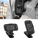 AMAZEAR Backpack Clip Mount for DJI Osmo Nano/Xtra Atto Accessories, 360 Adjustable Hat Holder with Strong Grip, Quick Magnetic Connection, Lightweight for Vlogging, Travel, Outdoor Shooting, Black
