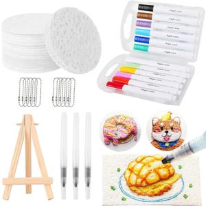 2025 Magic Puffy Paint, 3D Drawing Magic Canvas Sponge Texture Painting Kit, DIY Bubble Drawing Pens Art Supplies