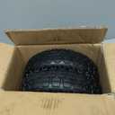 GICOOL 4.10/3.50-4 Replacement Tire and Inner Tube Set, 2 Pack, 10" Heavy Duty Tire and Tube, TR-13 Straight Valve Stem, for Hand Truck Trolley Dolly Garden Wagon Cart Wheel Replacement