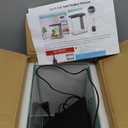 Glass Betta Aquarium Starter Kits 1.5 Gallon Small Fish Tank, Betta Fish Tank with LED Light, Power Filter, Black. 4mm Glass