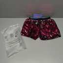 CHENBAO Girls Shorts Flip Sequin Sparkle Short Pants Kids Birthday Party Shorts Summer Dance Concert Halloween Clothes 6 years