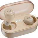 TOZO T10 Wireless Earbuds Bluetooth 5.3 Headphones, App Customize EQ, Ergonomic Design, 55H Playtime, Wireless Charging Case, IPX8 Waterproof Sound in-Ear Headset, New Version (Matte Khaki)