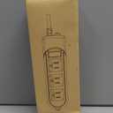 Outdoor Power Strip Weatherproof 10 FT, IPX4 Waterproof 3 Outlets Extension Cord with 45° Flat Plug, Shockproof and Overload Protection, Wall Mountable for Camping, Holiday, Bathroom, Garden, Patio, ETL