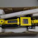 VEVOR Low Profile Floor Jack 2 Ton (4400 lbs), Heavy Duty Iron Hydraulic Racing Floor Jack, Hydraulic Car Jack, Single Piston Quick Lift Pump, 4.9"-13.2" Height Lifting Range (Yellow)