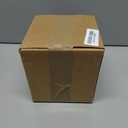 Napco Festive Christmas Ornament Ceramic - Hand-Drawn Style Holiday Plant Pot 5 Inch Tall White & Multicolor Seasonal Decor for Indoor Plants