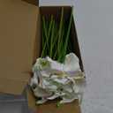 30Pack Real Touch PU Latex Artificial Calla Lily Flowers for Wedding Party and Home Decor-White