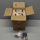 AORYVIC 6 inch Sofa Legs Wood Furniture Legs Pack of 4 Pyramid Couch Legs Mid-Century Modern Brown Replacement Legs for Chair Recliner (6 inch (4pcs) Standard (With hanger bolt))