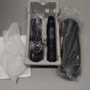 Philips Sonicare ProtectiveClean 5300 Rechargeable Electric Toothbrush, with Pressure Sensor, 3 Cleaning Modes, SmarTimer and QuadPacer, with 2 Bonus Brush Heads, Travel Case, Black, Model HX6423/34