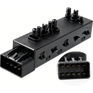 Upgraded Silverado/Sierra/Yukon Front Right Passenger 8 Way Power Seat Control Adjustment Switch Compatible with 2007-2013 Sierra Yukon Avalanche Silverado Suburban Lacrosse, 12451498