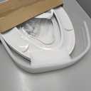 Toilet Seat, Elongated Toilet Seat with Toddler Seat Built in, Potty Training Toilet Seat Elongated Fits Both Adult and Child, with Slow Close and Magnets- Elongated (White)