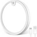 Youtob Rechargeable Motion Sensor Ceiling Light - USB Powered, 6500K Bright White, Auto-On LED Closet Lighting for Stairs, Porch, Hallway, Pantry with Long-Lasting Battery Life and Easy Installation