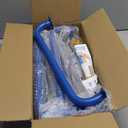 BiJun17 inch Metal Playground Handles,Monkey Bars Indoor Heavy Duty Ceiling Grab Bars for Indoor Outdoor Playgrounds Climbing Frames,Treehouses and Wall ladders (Blue Set of 6)