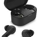 Philips TAT1108 Wireless Earbuds,True Wireless Headphones,Powerful Bass with 6 mm Driver,Clear Call with AI Mic,15-Hour Battery Life,Bluetooth v5.3,IPX4 Rating,Ergonomic Design for Comfort,Black