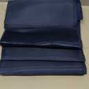 KKJIAF 6 Pack Navy Blue Table Runners 12 x 108 Inch, Rectangular Smooth Satin Silk Table Runner for Wedding, Banquet, Birthday Party Decoration (6Pack)