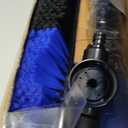 30 FT Reach Solar Panel Cleaning Brush Kit with 5-24 FT Telescopic Extension Pole, Water Fed Pole with Dual Action Flip-Lock & Screw Fixing Design, Ideal for Snow Removal, Windows, Boats, RVs