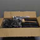 VTRIN 10 Tier Shoe Rack Tall Large Capacity Wide Shoe Organizer with Two Hooks Sturdy Metal Shoe Shelf for Entryway, Closet, Bedroom (Black)