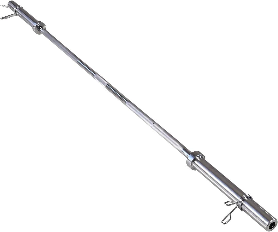 (New Version) 2-inch Barbell Olympic BarsMultiple Optionsfor Strength and Weight Training - Squats, Deadlifts, Curls, Bench Press, Overhead Press -800LBS Weight Capacity (A 86.6 General Olympic Pole)