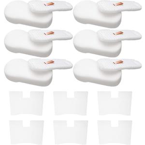 HZ2002 Filter for Shark HZ752 HZ2000 HZ251 HZ600 HZ600C HZ602 UV580 HZ700 HZ702 HZ251 HS152AMZ Vertex UltraLight DuoClean PowerFins Corded Stick Vacuum - Part XFFKHZ2000 XPMFHZ2000, 6 Pack