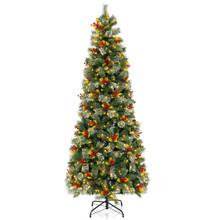 5/7.5/9 FT Pre-Lit Artificial Christmas Tree 5FT