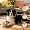 Peanut Butter Dog Treats, High Protein, Chicken Flavor 7.05 oz | Limited Ingredient Training Treats, Healthy Dog Biscuits for Small, Medium and Large Breeds with Muscle Support