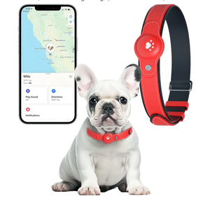 2-in-1 GPS Tracker for Dogs&Cats: Smart Collar with Real-Time Location, No Monthly Fee, Unlimited Range (iOS Only) GPS Tracker Dog Collar- Ideal for Small, Medium Large Dogs(Tracker Included)