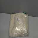 LAMIT Linen Semi Sheer Curtains 96 inches Long 2 Panels Set, Light Filtering Panels Back Tab and Rod Pocket Floor to Ceiling Curtains for Bedroom/Living Room, Beige, 52 x 96 Inch