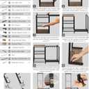 Gun Rack, Indoor Gun Racks for Wall Mount, Rifle Rack and Shotgun Floor Stand with Pistol Holder, Wall Gun Rack Stand Holds up 10 Guns Storage, Hunting Gun Display Shelf for Garage Shop