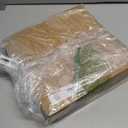 Peel and Stick Stone Backsplash, 5-Sheet Peel and Stick Stone Tiles 3D Marble Look Stick on Backsplash for Kitchen Fireplace (Square Carrara White)