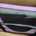 PetAmi Airline Approved Pet Carrier for Cat, Soft Sided Dog Carrier for Small Dog, Cat Travel Supplies Accessories for Indoor Cat, Ventilated Pet Carrying Bag Medium Kitten Puppy, Large Heather Purple (19.5"L x 10.2"W x 12.0"H)