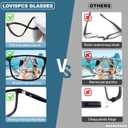 Distance Nearsighted Glasses For Men,Near Sighted Vision Driving Women Eyeglasses, See Farsighted Myopia TR90 Frame