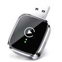 Redlake Wireless CarPlay Adapter for iPhone Mini Size Wireless for Apple CarPlay Adapter USB & USB-C/Type-C Plug and Play (Matte Black)