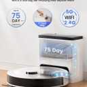 Lefant LiDAR Robot Vacuum and Mop,75-Day Self-Emptying,6000Pa Powerful Suction,Customized Cleaning,Home Mapping, 140 Min Runtime, Roller Brush for Carpet,2.4G/5G WiFi/Alexa/APP/iWatch,M2 Plus