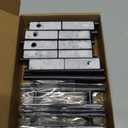 kwa heri 15Pack Self-Stick Push Pull Helper Black Hidden Cabinet Handles ABS Plastic Door Window Wardrobe Instant Cabinet Drawer Furniture Handles